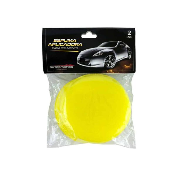 Aplicador de Espuma Amarelo Pack c/2 - Autoamerica