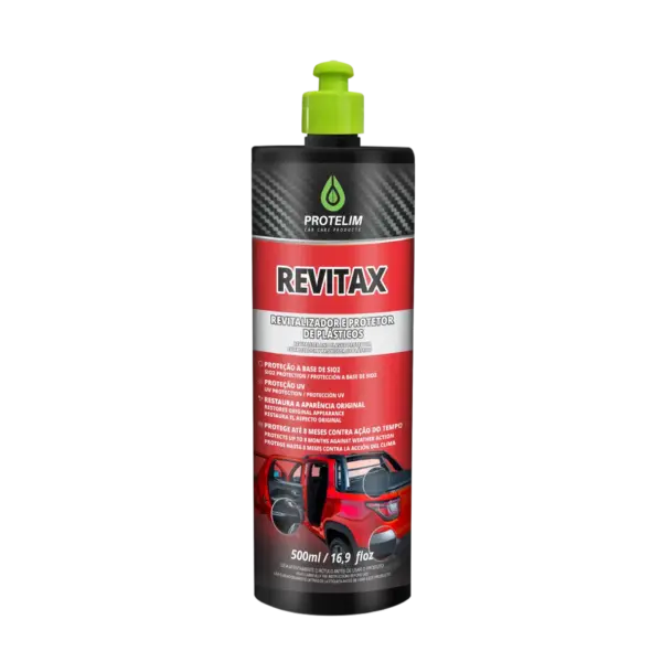 Revitax Revitalizador e Protetor de plásticos 500ml - Protelim